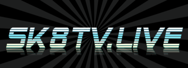SK8TV.LIVE holographic coaster