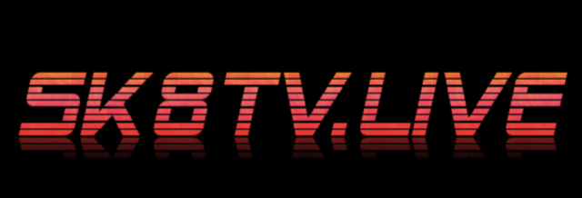SK8TV.LIVE orange sticker